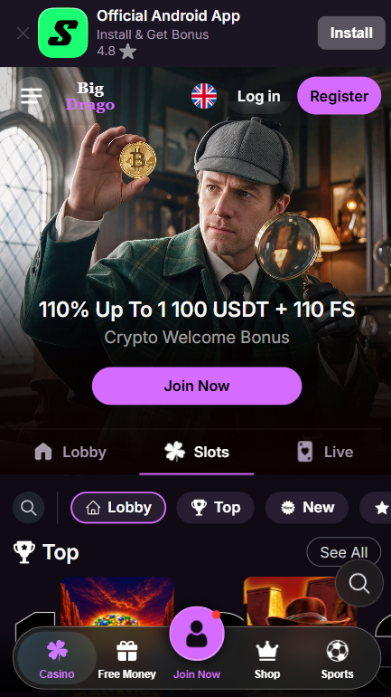 BigDrago Casino Mobile App
